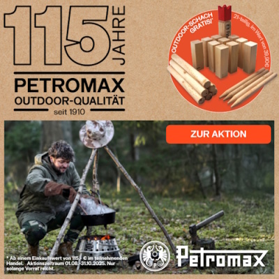 Geschenk-Aktion: 115 Jahre PETROMAX! - Geschenk-Aktion: 115 Jahre PETROMAX!