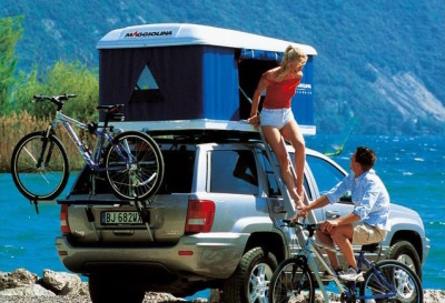 Autodachzelt AUTOHOME Airlander blue medium