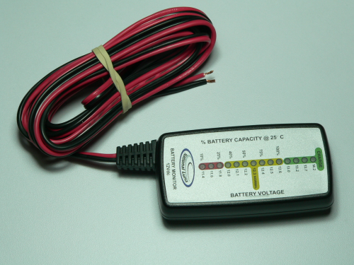 Batteriemonitor 12 Volt National Luna mit Alarmfunktion Aufbauversion