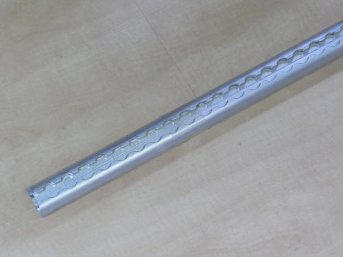 Zurrschiene / Systemschiene Alu halbrund