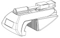Fußsatz SX022 Rhino Rack, Vortex, für serienmäßige Reling (4-tlg), VW, Skoda