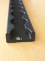 Zurrschiene / Airlineschiene 1250 mm vierkant schmal, schwarz