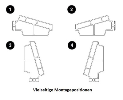 Front Runner Dachträger-Halterung für Zubehör - groß