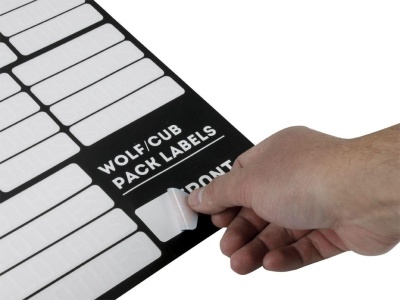 Front Runner Organisation-Labels für Wolf Box, Wolf Box Pro und Ammo Box