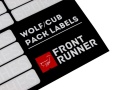 Front Runner Organisation-Labels für Wolf Box, Wolf Box Pro und Ammo Box