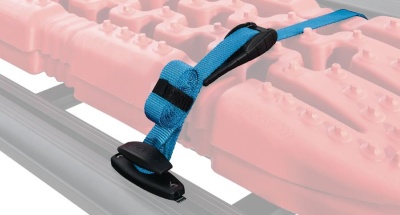 Rhino Rack Zurrgurt-Set, Klemmschloss mit Gummischutz, 2.2m für Pioneer Plattform