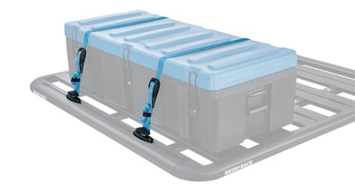 Rhino Rack Zurrgurt-Set, Klemmschloss mit Gummischutz, 2.2m für Pioneer Plattform