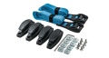 Rhino Rack Zurrgurt-Set, Klemmschloss mit Gummischutz, 2.2m für Pioneer Plattform