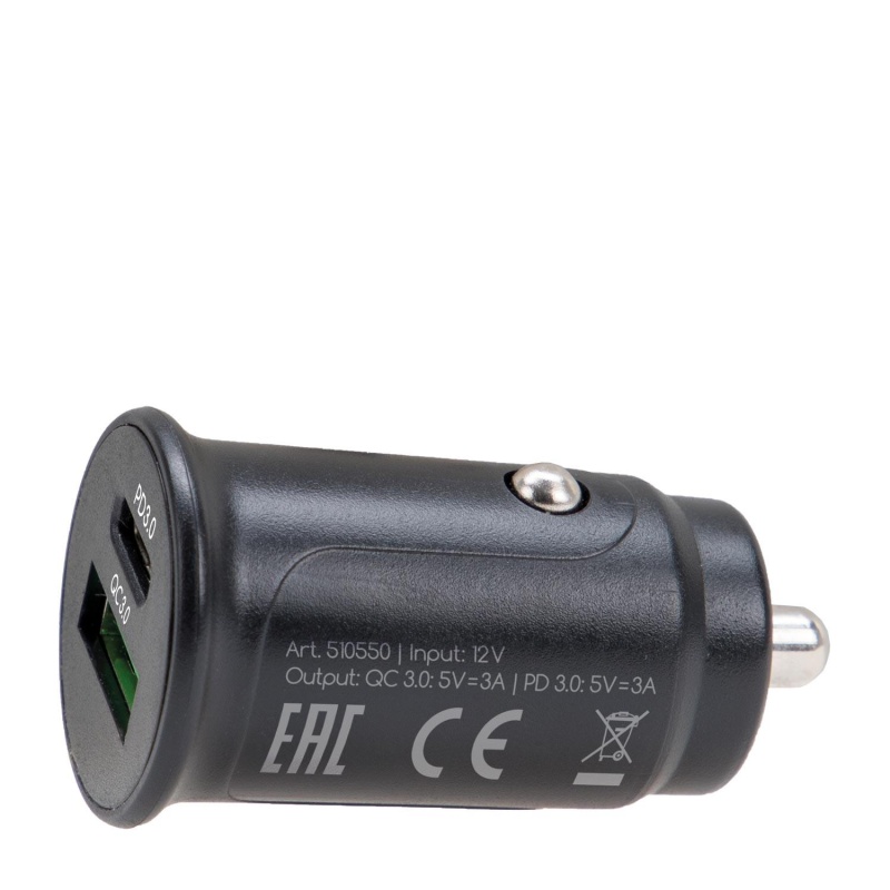 USB Typ A/ Typ C Adapter für Zigarettenanzünder 12-24 V, 11,95 €