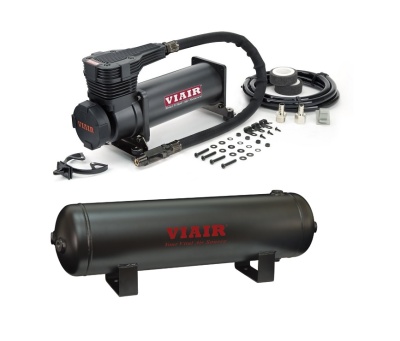 Kompressor Viair 485 C 12 Volt Stealth Black - Kessel-Kit