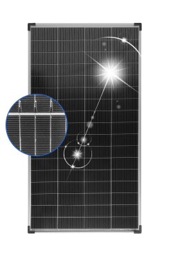Solarmodul 150 Watt 12 oder 24 Volt