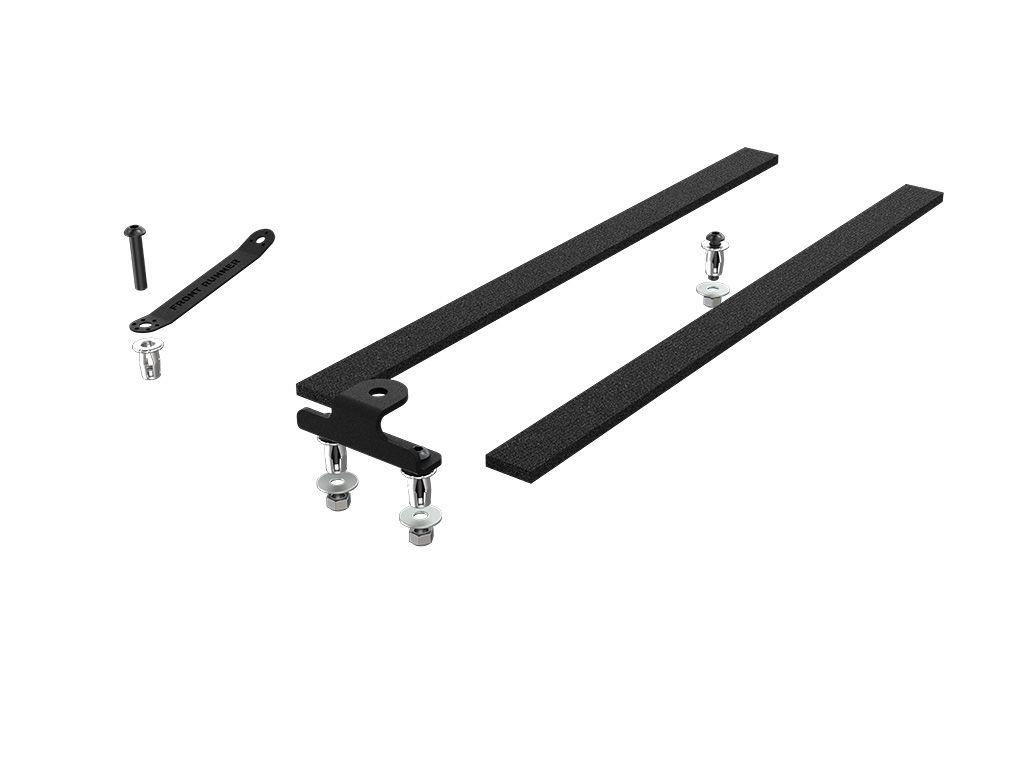 1 Paar Bassdrum-Beine Mit Halterung – 18,3 Cm Gerade, Silber/schwarz, Für Schlagzeug