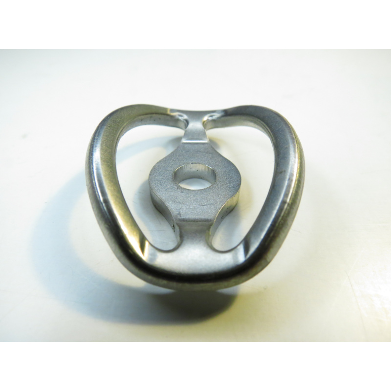 Gurtöse doppelt zum Anschrauben Edelstahl