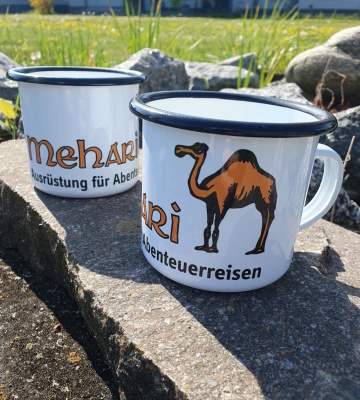 Mehari - Emaille Becher