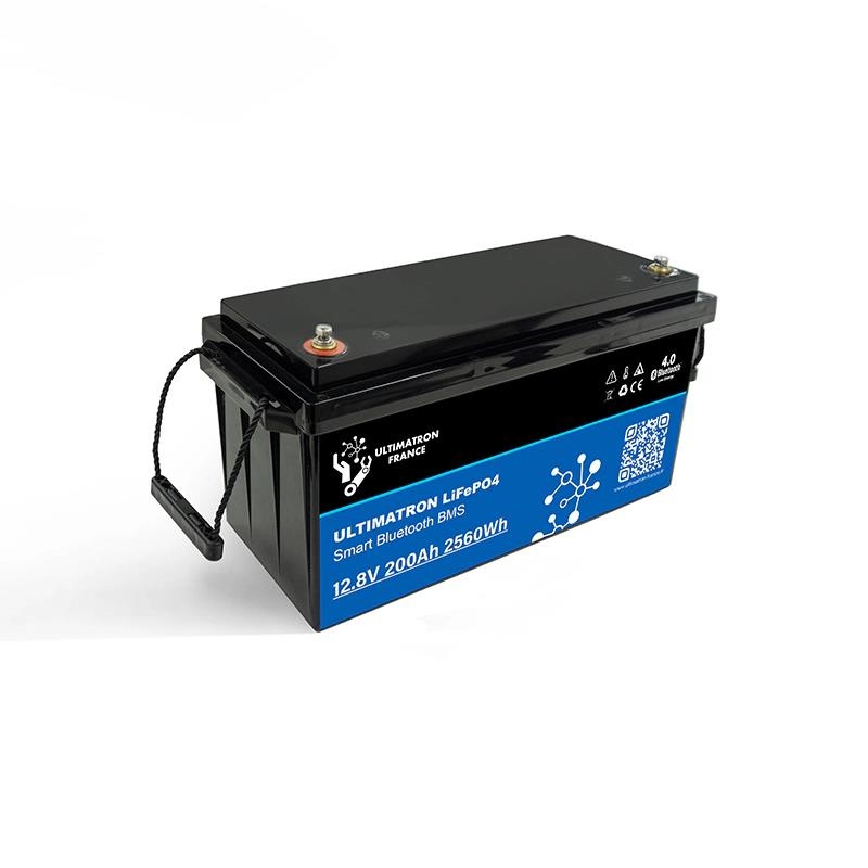Batterie Lithium LiFePO4 12V 200Ah - 2560Wh, BMS 200A, IP65 - Pour Camping-car, Bateau, Solaire