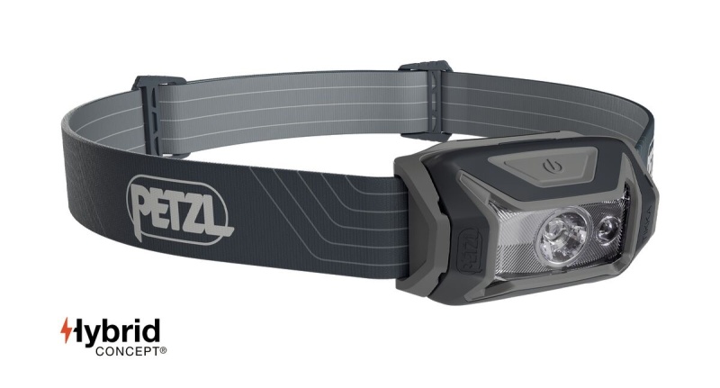 Stirnlampe Petzl TIKKA 350 Lumen Modell 2025 gray