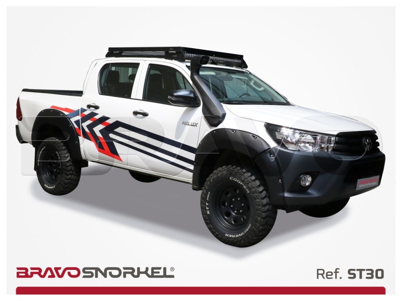 BRAVO Snorkel für Toyota Hilux 126 Series Revo (2016 - ) - ST30