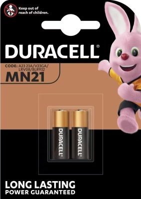 Batterie Duracell 12V MN21 / V23GA / A23 (Paar)