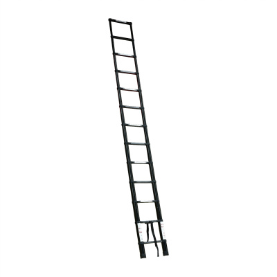 Teleskop Ausziehleiter Aluminium 3,80 m schwarz