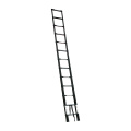 Teleskop Ausziehleiter Aluminium 3,80 m schwarz