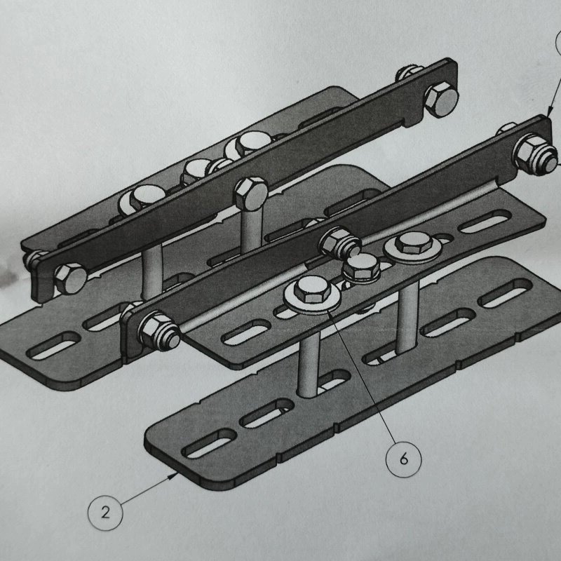 Bush Company Universal Fittment Bracket - 2er Set - 4RTUFB