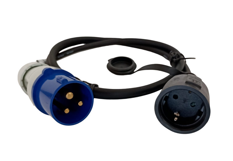Adapter CEE - Stecker auf Schuko Steckdose