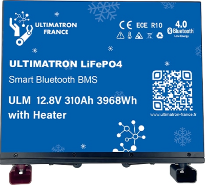 Ultimatron Untersitz Batterie 12V 310Ah LiFePO4  ULM-12-310H