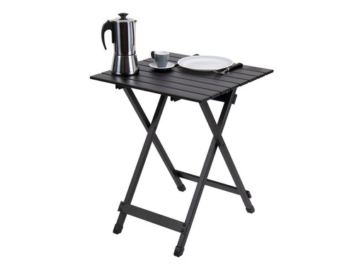 Klapptisch Camp4 Aluminium Black 50 x 50 cm