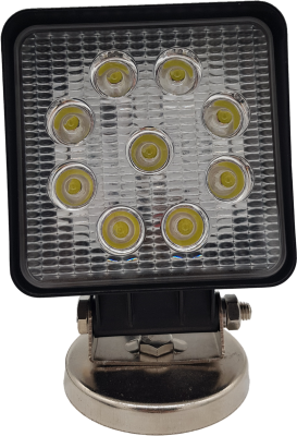 LED Arbeitsscheinwerfer eckig  m. Magnetfuß und Kabel