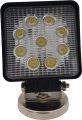 LED Arbeitsscheinwerfer eckig  m. Magnetfuß und Kabel
