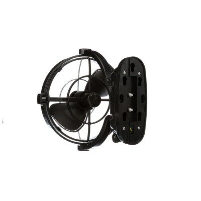 Sirocco II Ventilator, schwarz, 12 / 24V