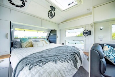 Sirocco II Ventilator, schwarz, 12 / 24V