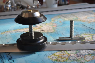 Sandblechhalter für Zurrschiene (Stück)