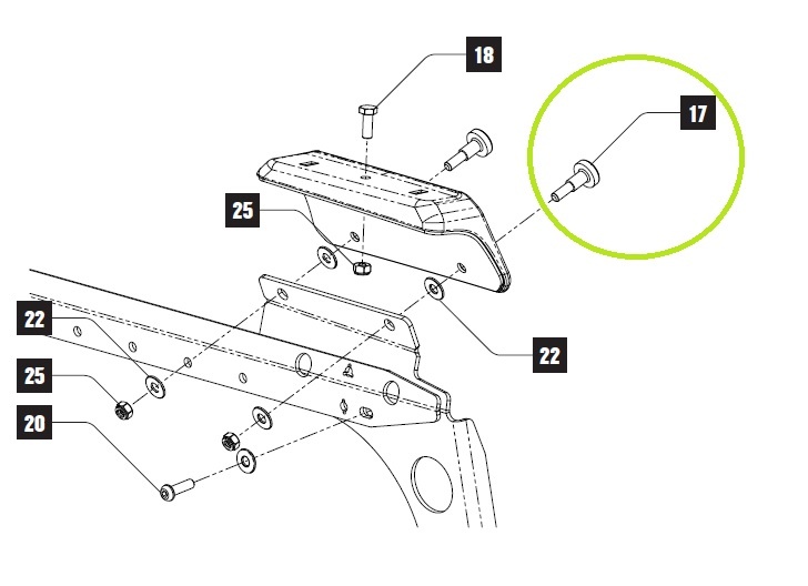Rhino Rack Torx Linsenkopfschraube B276-BLK für Jeep JL Backbone (1 Stück)