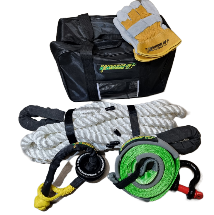 Bergetasche Kangaroo mit Kinetikseil und Umlenkring