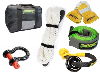 Bergetasche Kangaroo mit Kinetikseil und Umlenkring