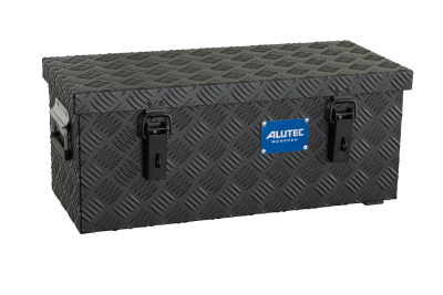 Alu - Box 37 Liter AluTec Extreme 37 black Riffelblech