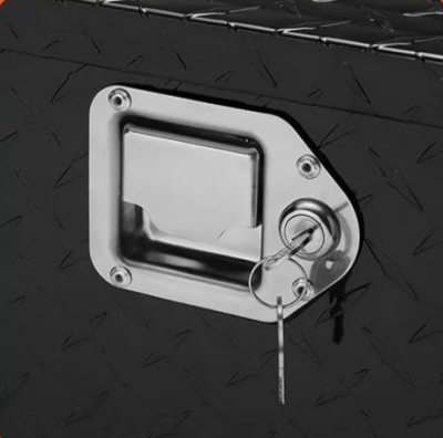 Alu - Box 170 Liter Riffelblech schwarz