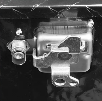 Alu - Box 79 Liter Riffelblech schwarz