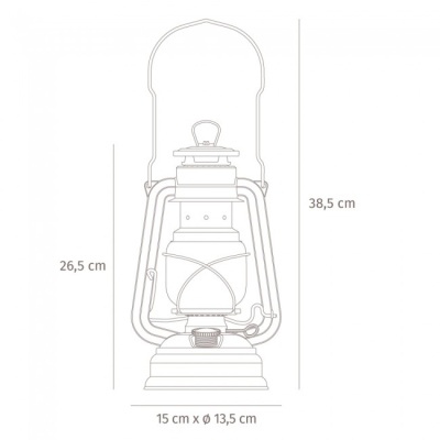 Petroleum Sturmlaterne Feuerhand