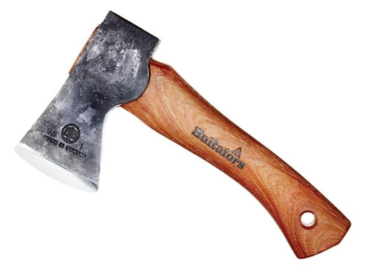 Hache De Trekking Hultafors Agelsjön Mini 0.5 – Acier Carbone, Manche Hickory, Suède