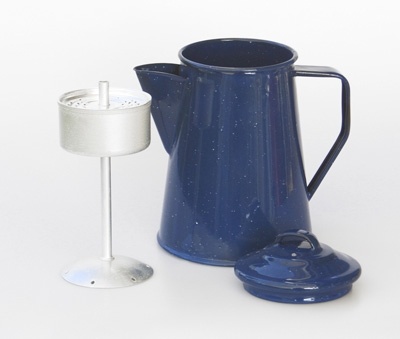 Kaffee-/Tee- Kanne aus Emaille 1,8 l