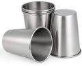 Becher Edelstahl stapelbar 0,4 Liter matt