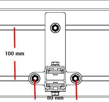 Rhino Rack Batwing Halterung für Heavy Duty Träger