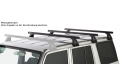 Dachträger-Paar Rhino Rack Heavy Duty für Toyota KJ / LJ 70, HZJ 76 / 79