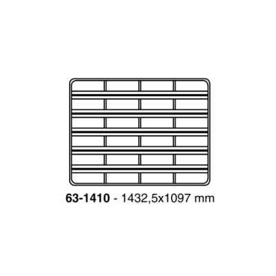 Dachträger Upracks Alu 1432 x 1097 mm, schwarz