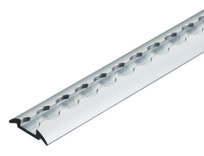 Zurrschiene / Systemschiene Alu halbrund standard (50 x 11 mm)