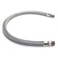 Stahlflexschlauch Viair für Kompressoranlagen 90 cm 1/4" ohne Rückschlagventil