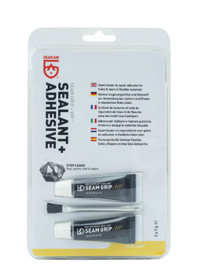 Gear Aid Seam Grip + WP Nahtdichter + Reparaturkleber...