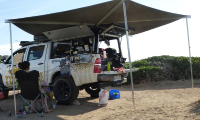 Eezi-Awn Markise BAT 270° AWNING rechts grün